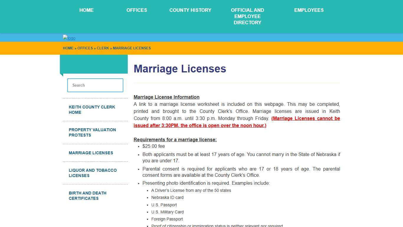 Marriage Licenses